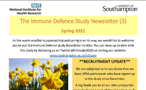 ID Study March 2021 News Letter
